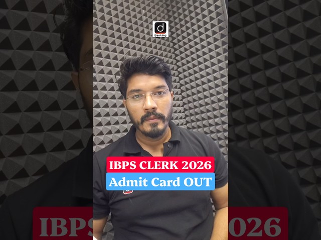 IBPS Clerk Admit Card 2026 Out 🔥 #ibpsclerk #admitcard #drishtibanking
