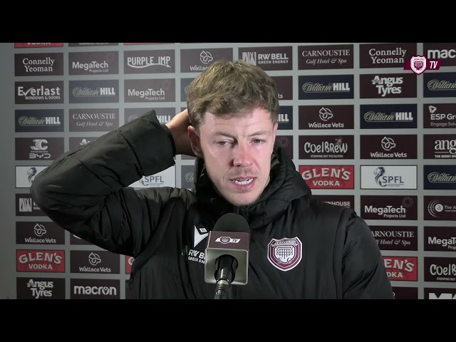 Arbroath 2 - 1 Queen's Park - David Gold - Post Match Interview