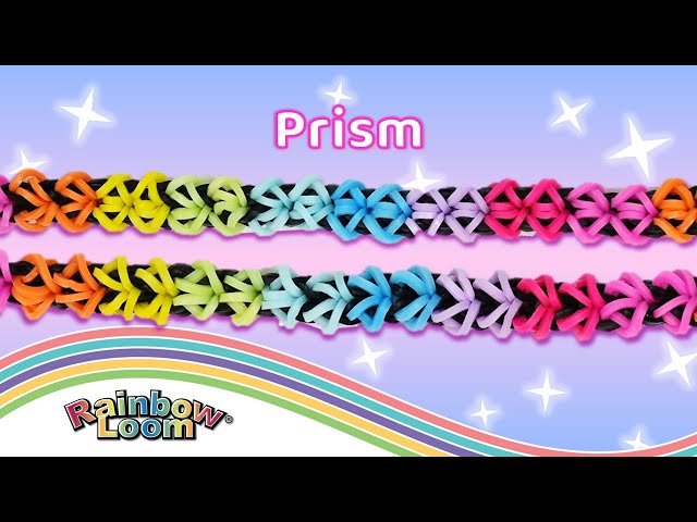 Prism Rainbow Loom Bracelet Tutorial by Michelle | Using FAB & FUN Kit | 3 Bar Pins | Advanced Level