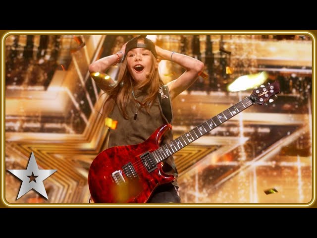 GOLDEN BUZZER winner Olly Pearson rocks with QUEEN guitar solo! | Auditions | BGT 2025