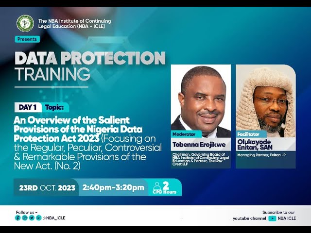 Data Protection Training - Day 1