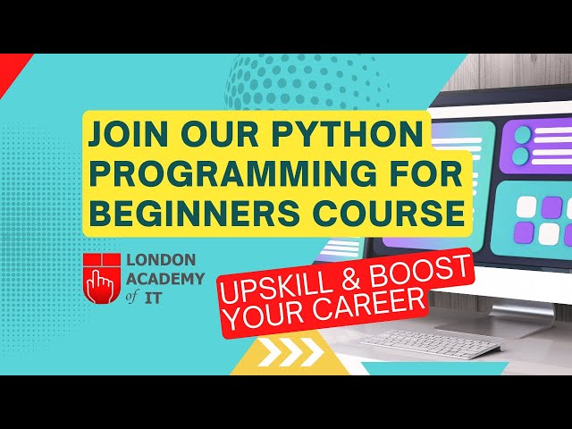 Python & Data Analysis for Beginners | Upskill & Boost Your Career | London Academy of IT