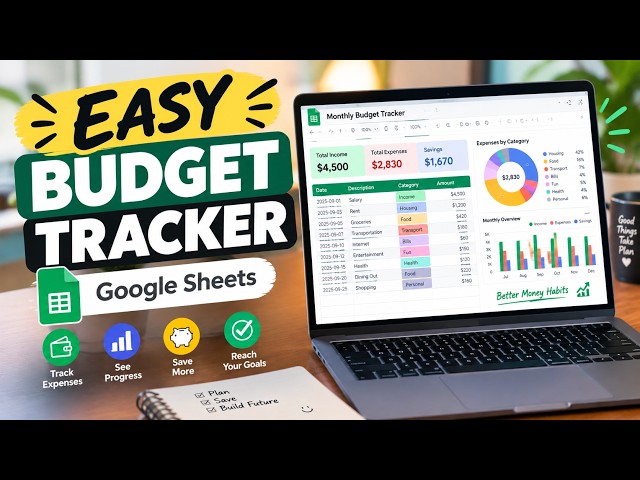 How to Build a Monthly Budget Tracker in Google Sheets (Step by Step)