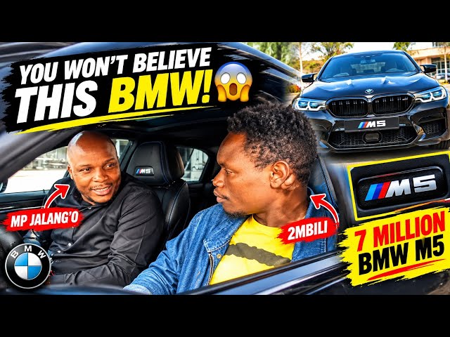 🔥 2mbili Gets Inside MP Jalang’o’s Sh7 Million BMW M5 Super Sport!  