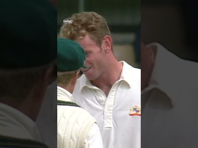 Reiffel sends the off stump flying