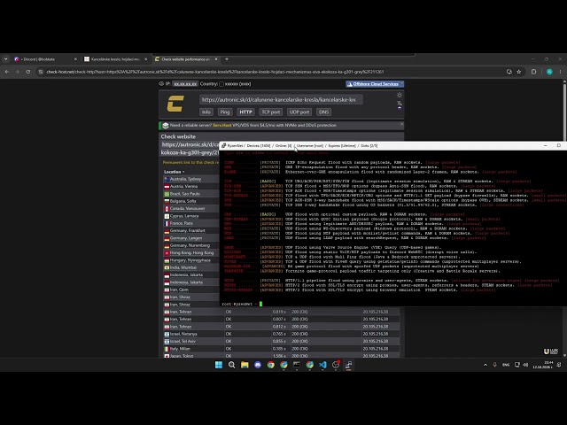 RyzenC2 Vs autronic.sk | DDOS BEST C2/BOTNET/API 2026 | L4 & L7 | BEST BYPASS