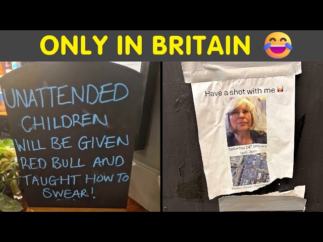 Only In Britain: Signs That Are Hilariously Weird | Humor Sweet