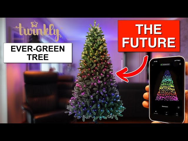 Twinkly Pre-Lit Regal EverGreen Tree – The ULTIMATE App-Controlled Christmas Lights Setup!
