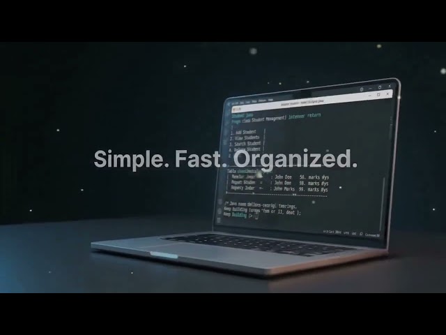 🚀 I Built a Student Management System Using Java | Beginner Java Project #1 part 1