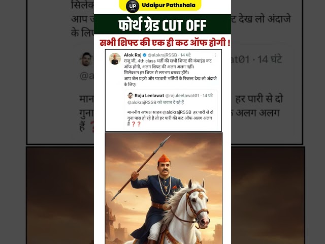 चतुर्थ श्रेणी रिज़ल्ट 2026, फोर्थ ग्रेड कट ऑफ, 4th grade result date, 4th grade cut off /फोर्थ ग्रेड