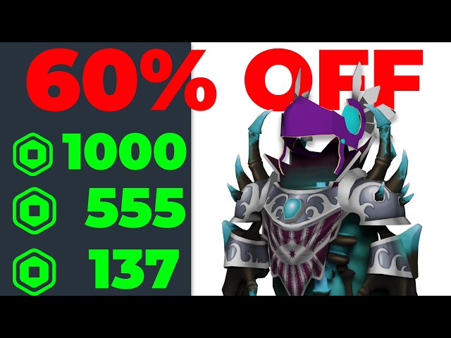 How to Save 60% OFF Any Roblox Item