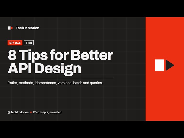 8 Tips for Efficient API Design, Explained in 1 Minute