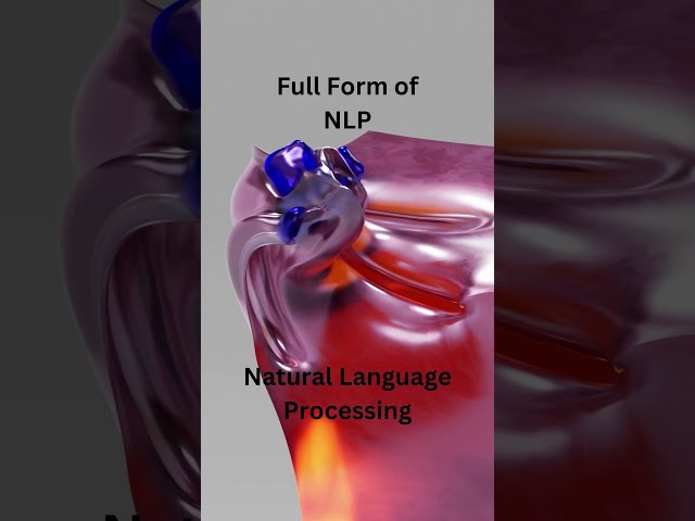 Full Form of NLP #ai #python #coding