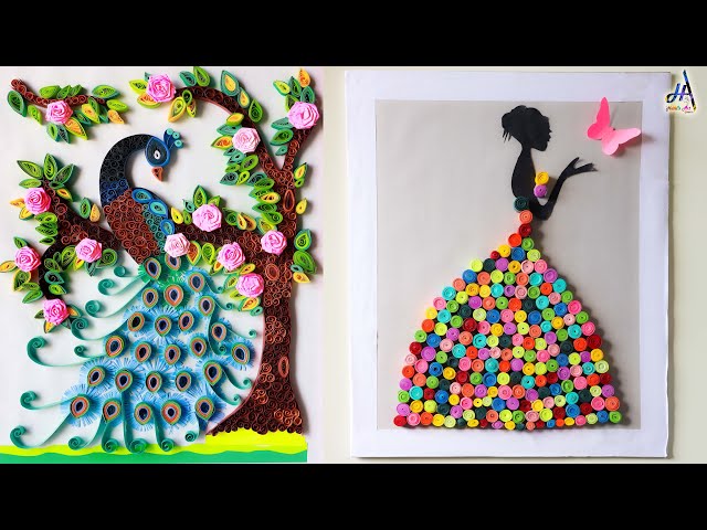 Art of Quilling ! Beautiful Paper Wall Hanging | DIY Room Decor