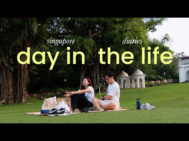 singapore weekend diaries | picnic at fort canning park, taking film photos