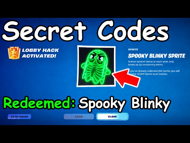 NEW SPOOKY ADMIN PANEL CODES in FORTNITE SEASON 4 SPRITE CODES! (New Secret Codes)