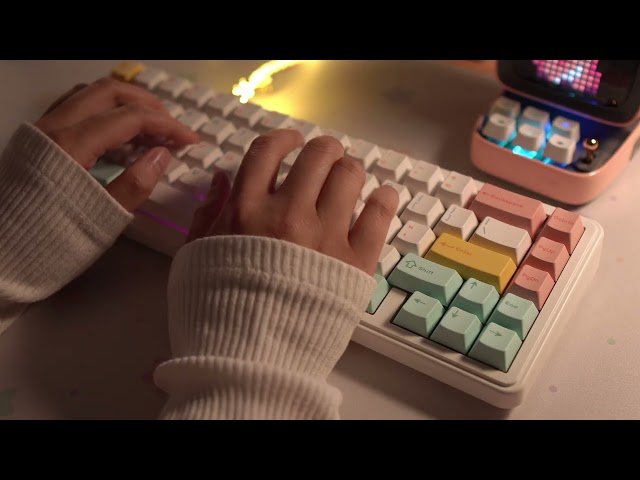 [Cozy ASMR] Late Night Keyboard Typing ☁️✨
