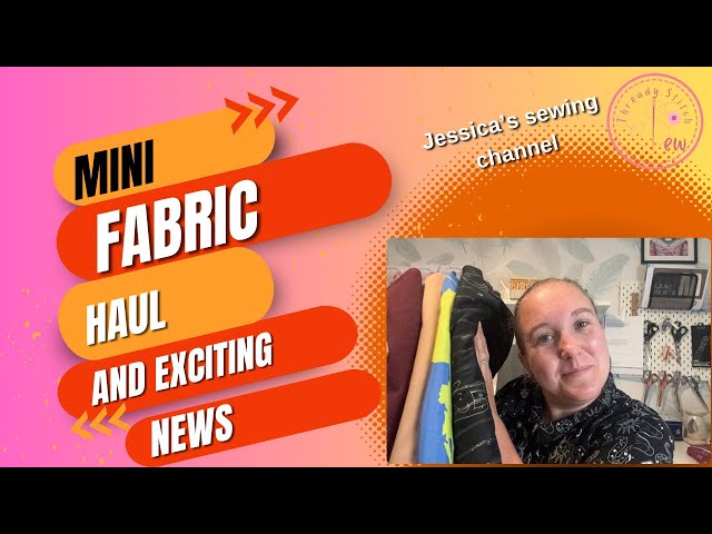 Mini Fabric Haul + Rainbow Fabrics Discount Code! 🧵✨