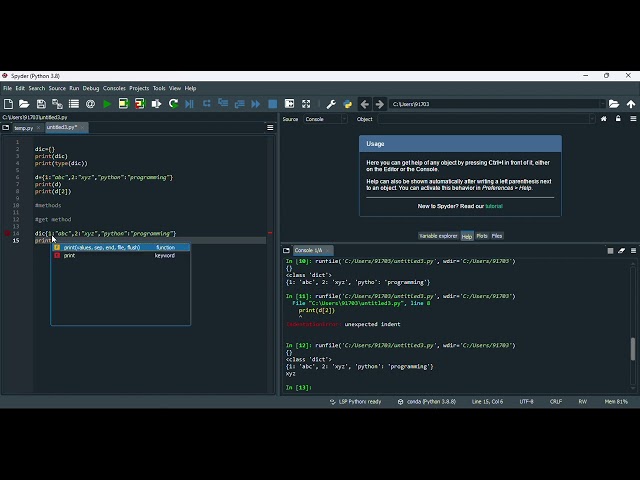 "Python Dictionaries Explained with Coding Examples 🔥 | Beginner Friendly Tutorial"