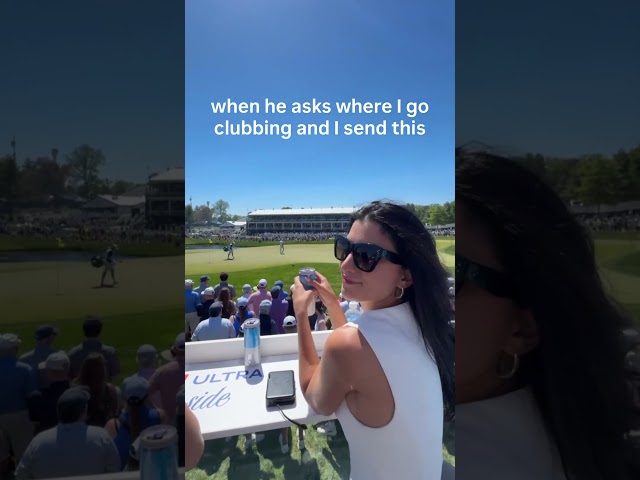 When he asks where I go clubbing and I send him this. Oh hey, Rory🥶 #pgachampionship #shorts #golf