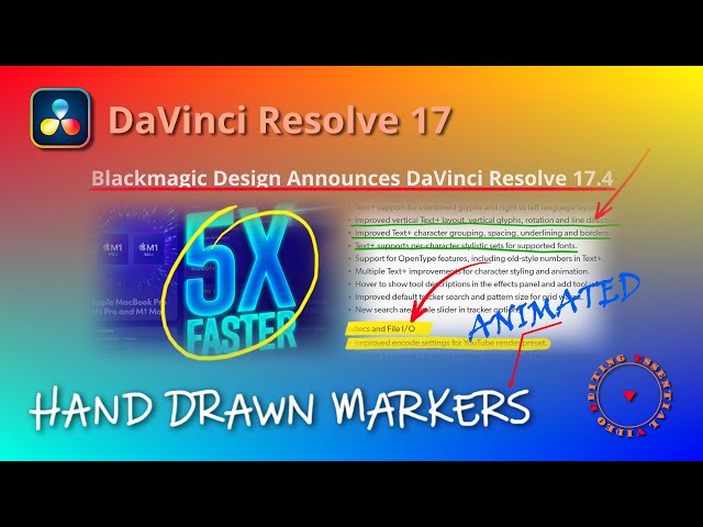 Create Animated Hand Drawn Marker Template in DaVinci Resolve