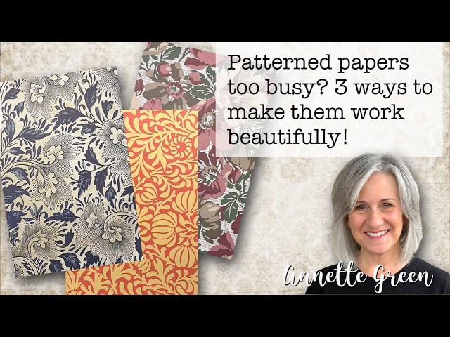 Video 39 Busy Patterned Papers   HD 720p