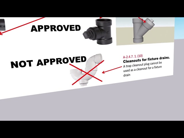 SAIT PLUMBING SUPPLEMENT CODE APPENDIX PTRAP CLEANOUTS