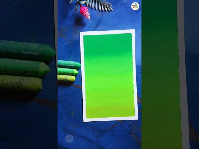 How to blend oil pastels #drawing #oilpastel #shorts