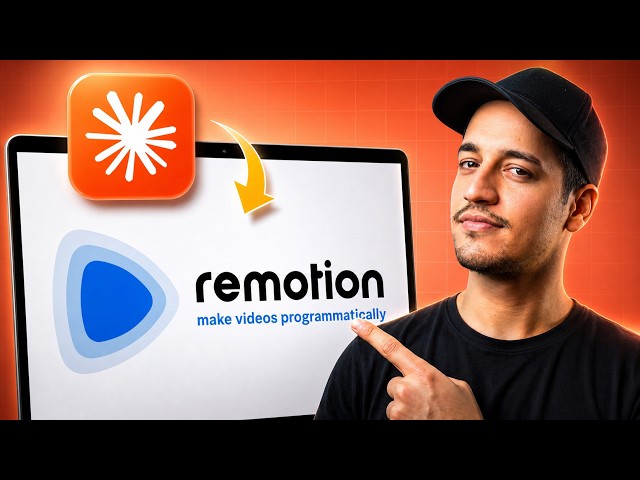 Claude Code + Remotion Tutorial: Create Motion Graphics with AI (Too EASY!!)
