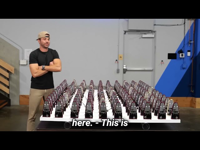The Incredible Synchronization of Metronomes  Chaos to Harmony