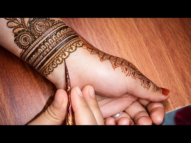Full Hand 3D Mehndi Design 😍 | Heavy Arabic Mehndi Step by Step | Bridal Mehndi 2026 