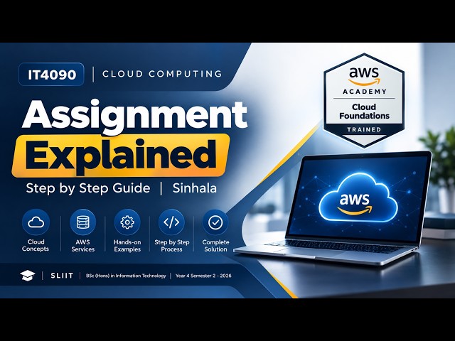 IT4090 Cloud Computing Assignment Walkthrough | VPC, EC2, RDS, S3 & CloudFormation Step-by-Step