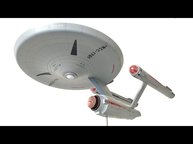 Polar Lights 1/350 Star Trek USS Enterprise NCC-1701 build review