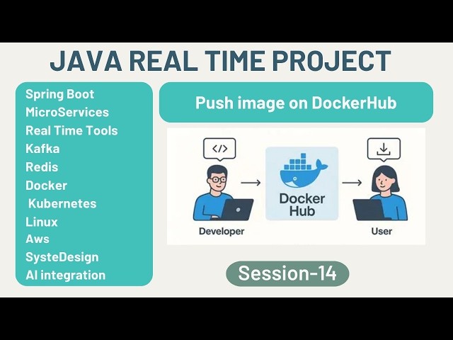 Java Real Time Project | Session 14 | Stock Market | Docker | Push image to DockerHub