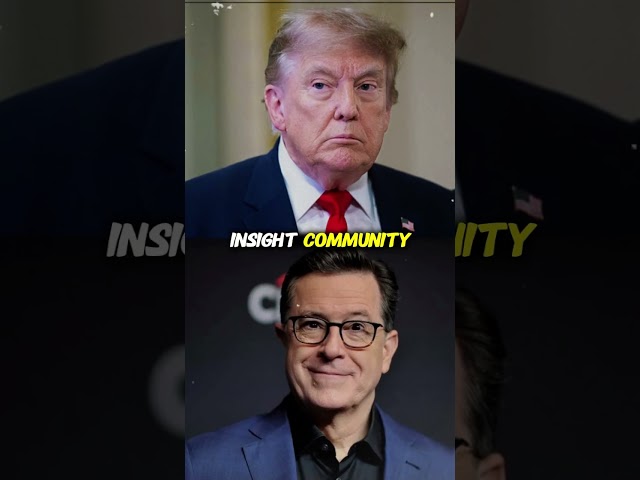 Stephen Colbert EXPOSES Trump on Live TV — The Audience Couldn't Believe It! 😳🔥 #Shorts