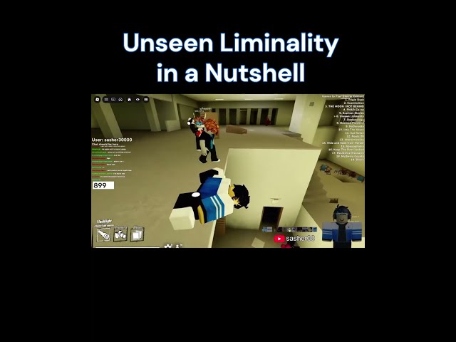 unseen liminality in a nutshell #roblox #backrooms  #robloxedit #unseenliminality #funny #clips