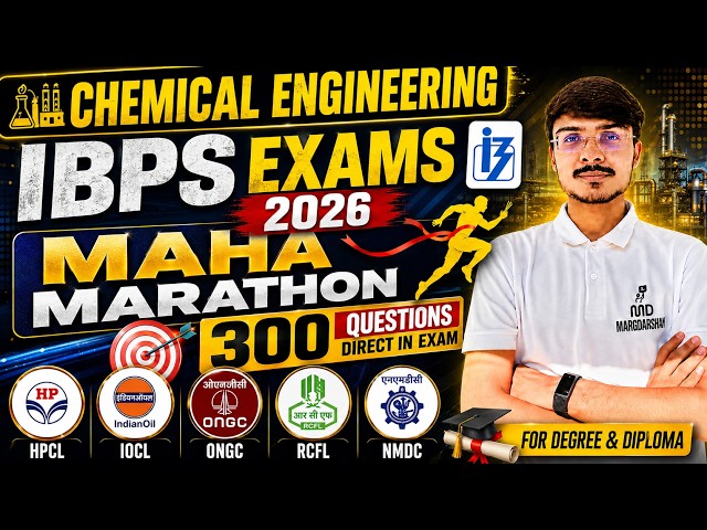 Chemical Engineering IBPS Exams 2026 | 300 Most Expected Questions for IOCL ONGC HPCL NMDC Exam