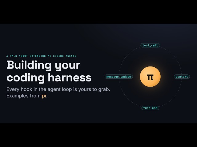Modifying Your Coding Harness: How to build your own Pi Extensions
