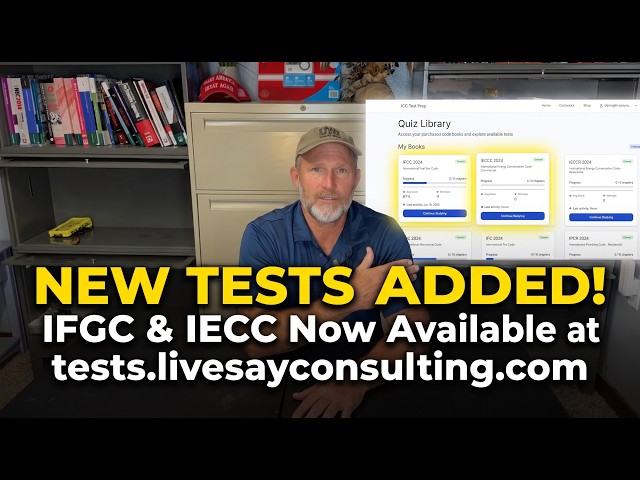 Studying for ICC Certification? We've Expanded the Practice Exams at Tests.livesayconsulting.com