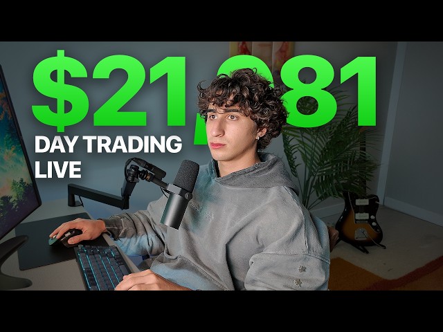 How I Made $21,981 Day Trading In 5 MINUTES