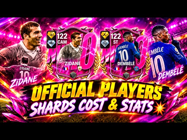 OFFICAL!!! NUMERO 10 PLAYERS STATS & SHARDS COST😍