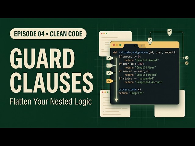 The Arrow Anti-Pattern is Killing Your Code (Guard Clauses Fix It)