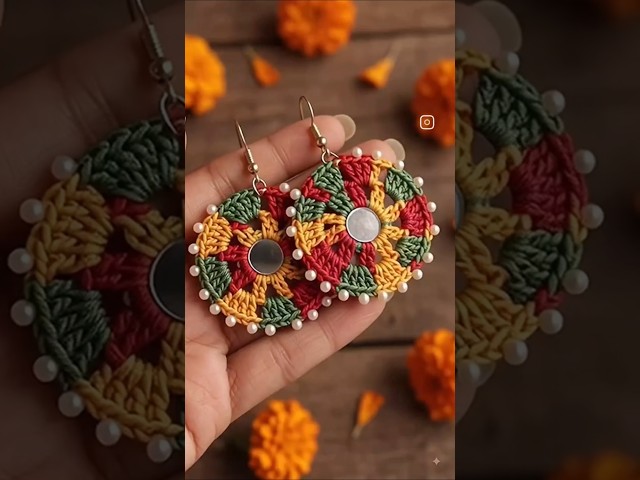 #crochet #earrings #jhumka #shortsfeed #hairstyle #youtubeshorts #diy #trending #shorts #subscribe