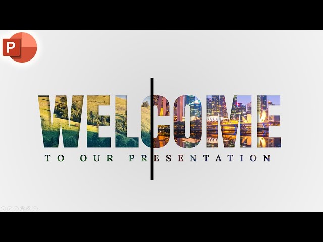 Motion Change Animated WELCOME  Slide Design In PowerPoint