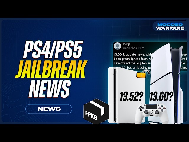 PS4/PS5 Jailbreak News: 13.60 Bug Leaked, PS5 FPKGs Working, PS4 13.52 claims, OnionHEN & Homebrew!