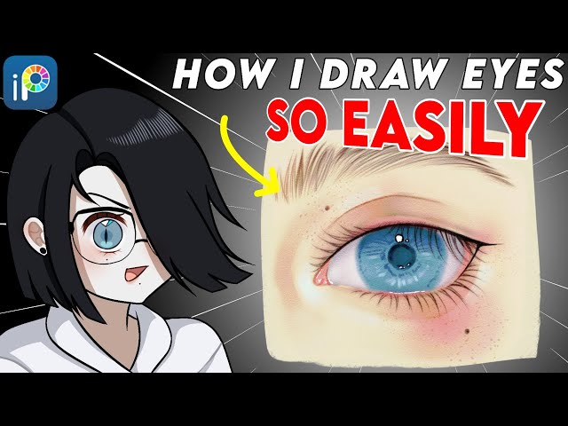 How I draw Eyes SO EASILY 