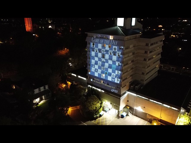Light art projection: South Island Chess Championships 2026