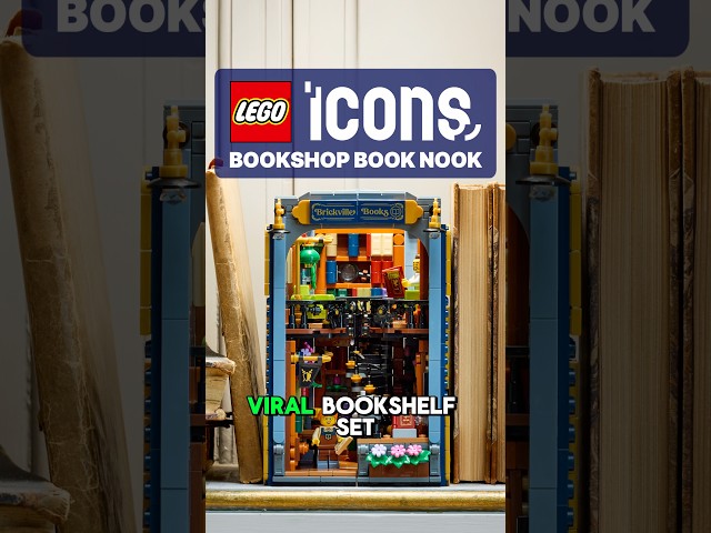The Viral LEGO Bookshelf Set Just Got an Upgrade! 📚 #lego #legonews #booktube