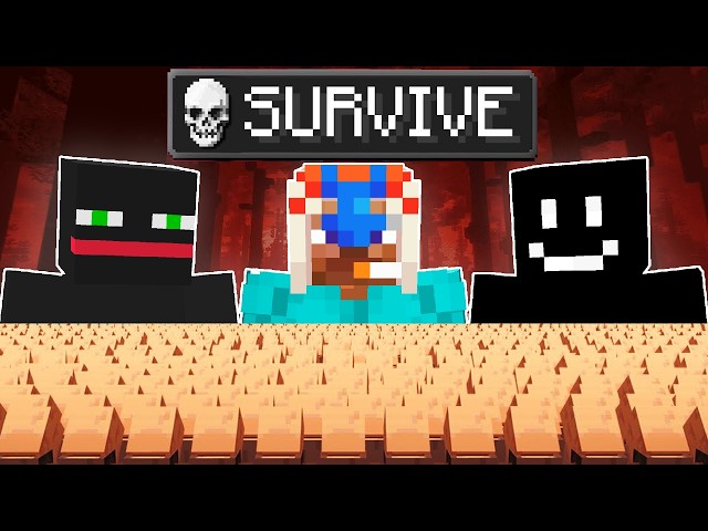 1,000,000 Villagers Vs YOUTUBERS