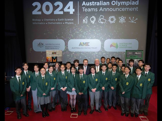 Australian Olympiad Teams Announcement 2024 #AusOlympiads2024